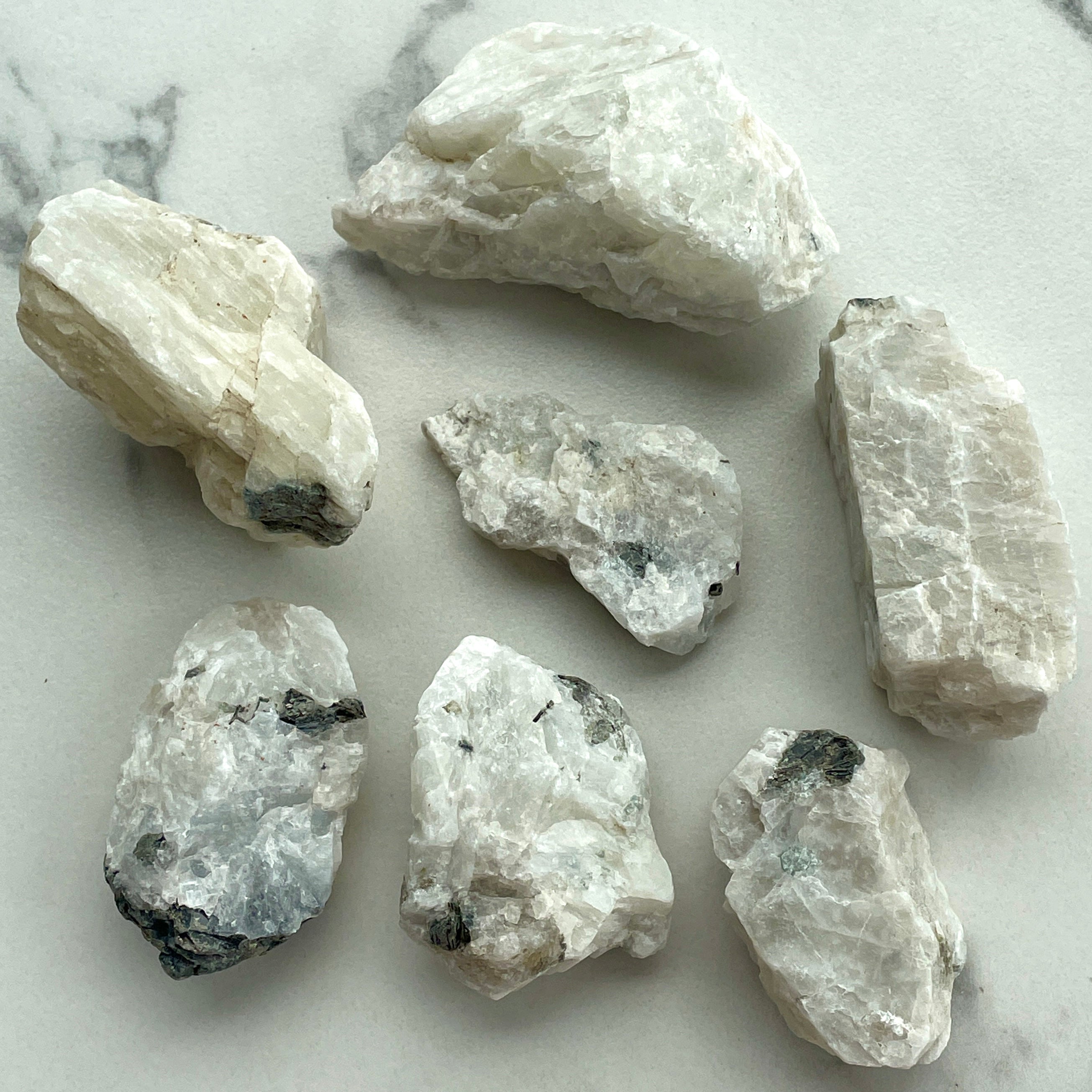 Rainbow Moonstone Rough 250gms (5-7 pc) Rainbow Moonstone Rough 250gms (5-7 pc)